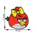 ลาย ANGRY BIRD การ์ตูน เกมส์ ตัวร๊ด ติดเสื้อ กางเกง หมวก กระเป๋า